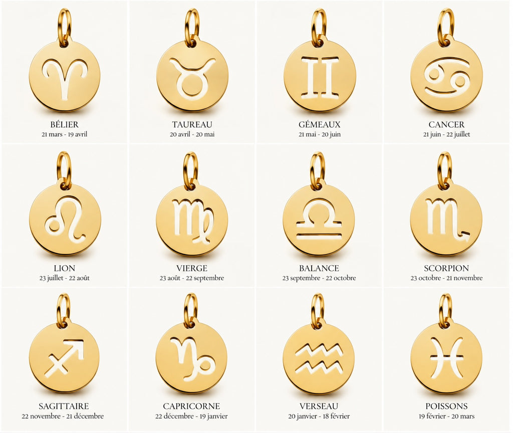 Coloris disponibles du collier Zodiaque en jaspe impérial