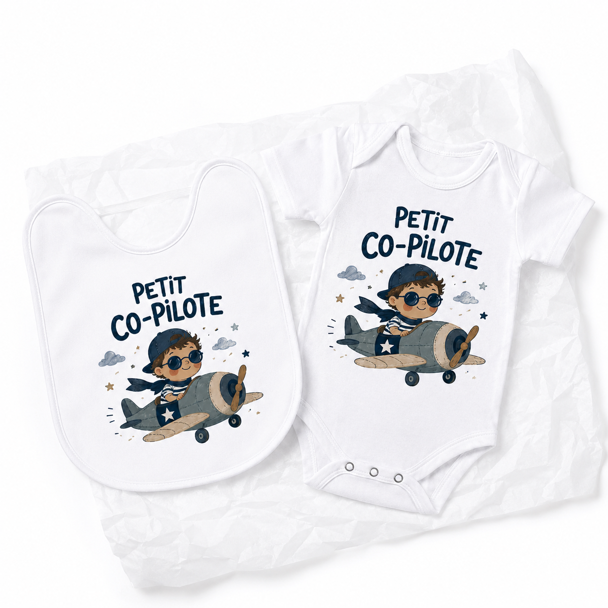Bavoir Petit Co-Pilote
