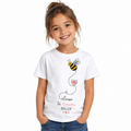 T-shirt enfant Abeille : abeille et slogan Laisse ta lumière briller