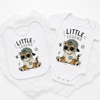 Bavoir Little Legend, bavoir bébé en coton imprimé en France — vue complémentaire 6