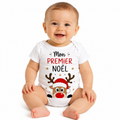 Body bébé Mon Premier Noël, imprimé Noël