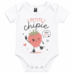 Body bébé Petite Chipie : détail du motif Petite Chipie