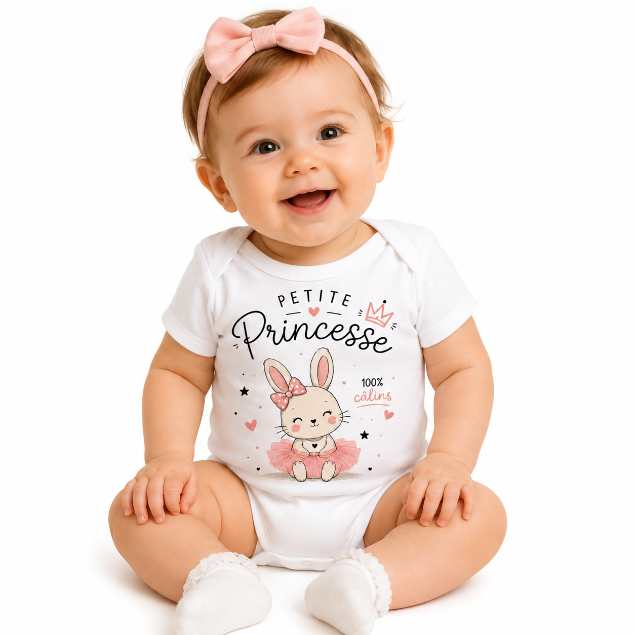 Body bébé Petite Princesse : motif Petite Princesse, cadeau de naissance fille