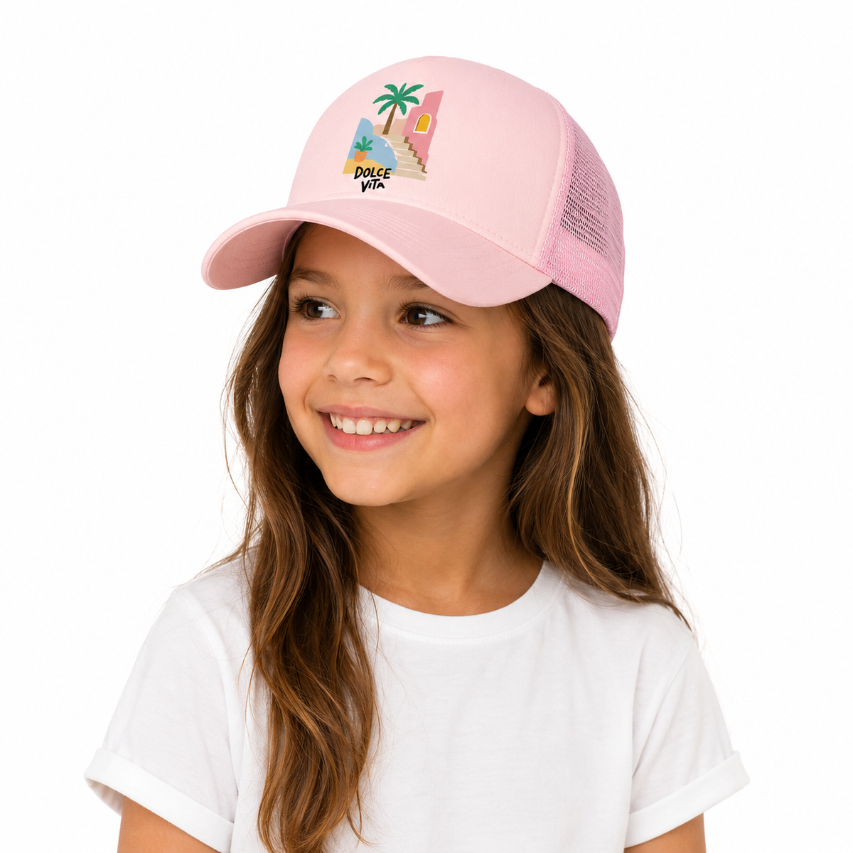 Casquette Enfant Dolce Vita Ruelle, casquette enfant réglable imprimée en France