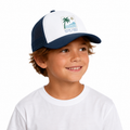 Casquette Enfant Good Vibes Sea You Soon, casquette enfant réglable imprimée en France