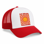Casquette Enfant Le Soleil Toujours, casquette enfant réglable imprimée en France — autre vue