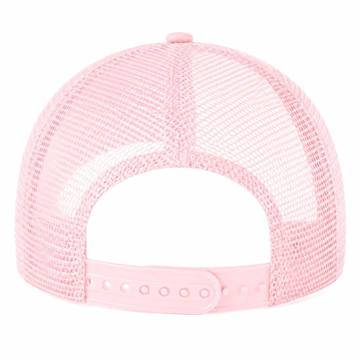 Casquette trucker femme rose pastel Rosé All Day : vue arrière de la casquette