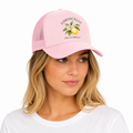 Casquette trucker Limoncello : coloris vert avec motif citron