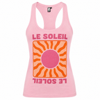 Débardeur Le Soleil, débardeur femme imprimé en France — autre vue