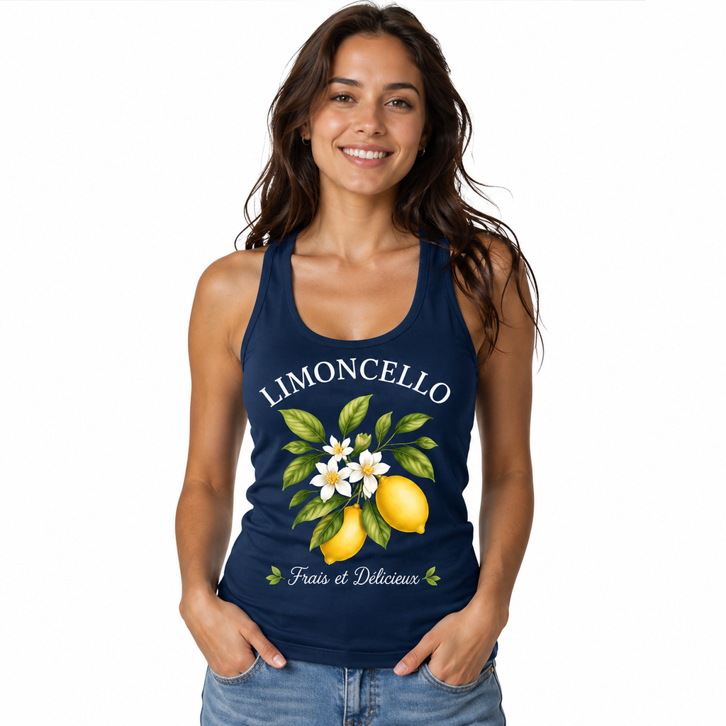Débardeur Limoncello, débardeur femme imprimé en France — autre vue