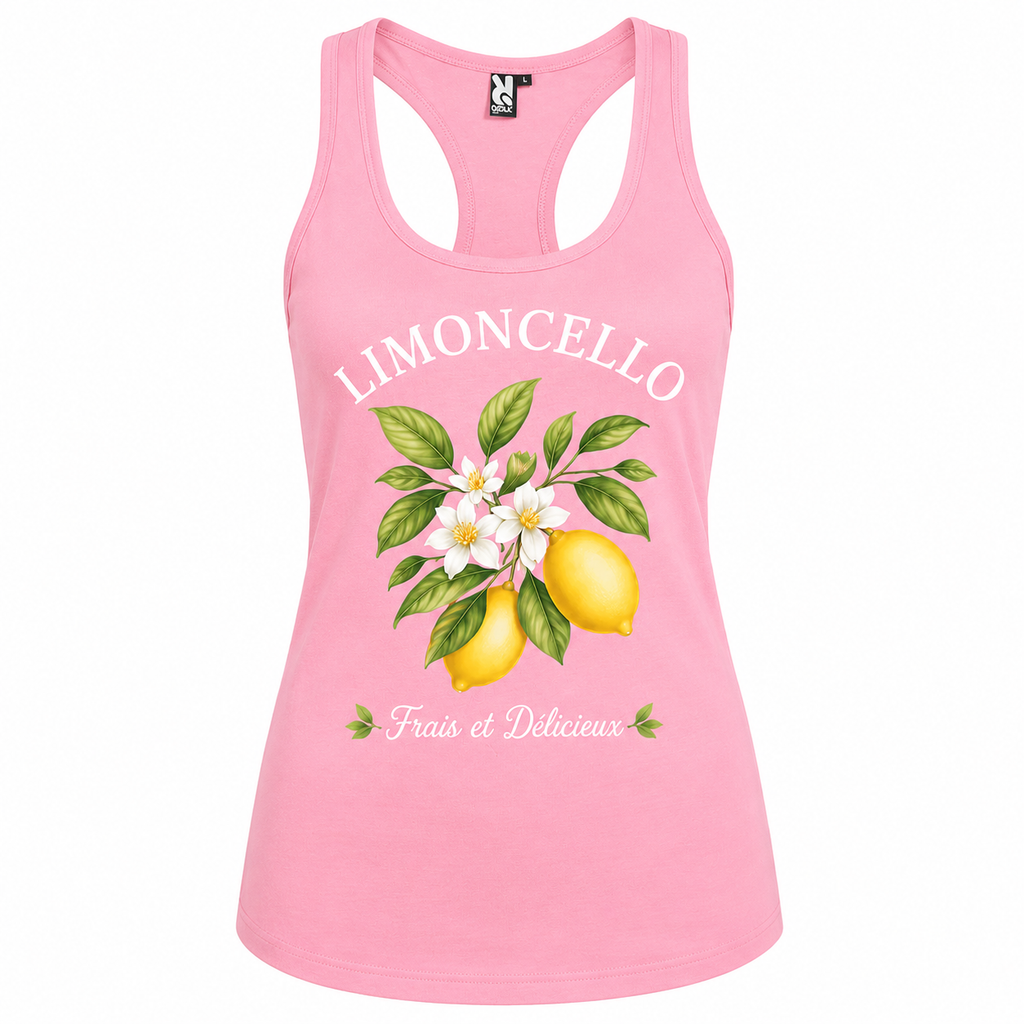 Débardeur Limoncello, débardeur femme imprimé en France — vue complémentaire 5