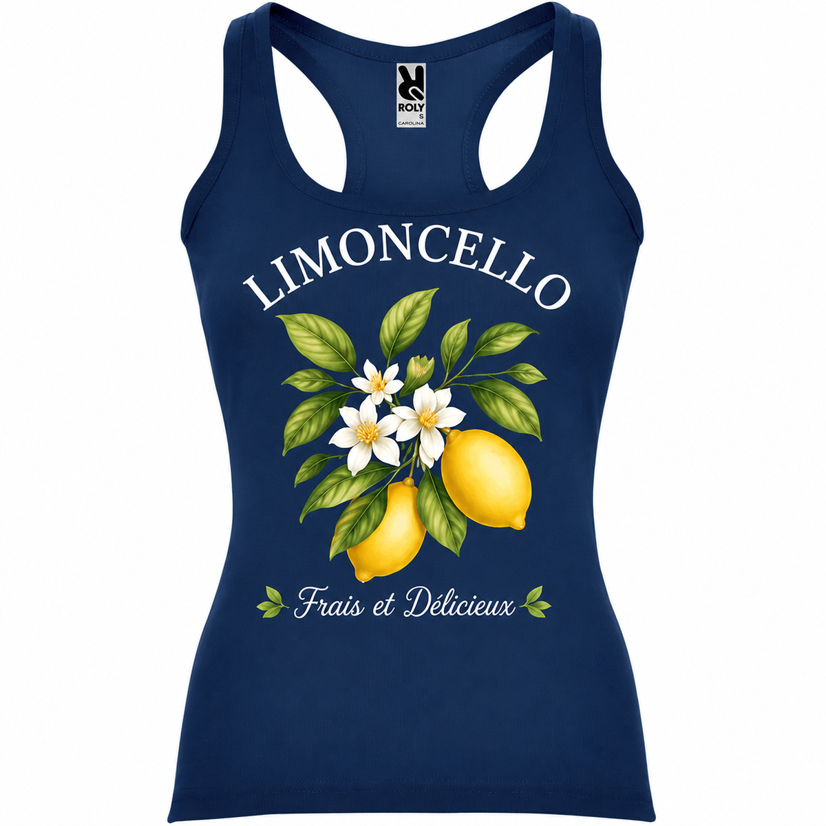 Débardeur Limoncello, débardeur femme imprimé en France — vue complémentaire 6
