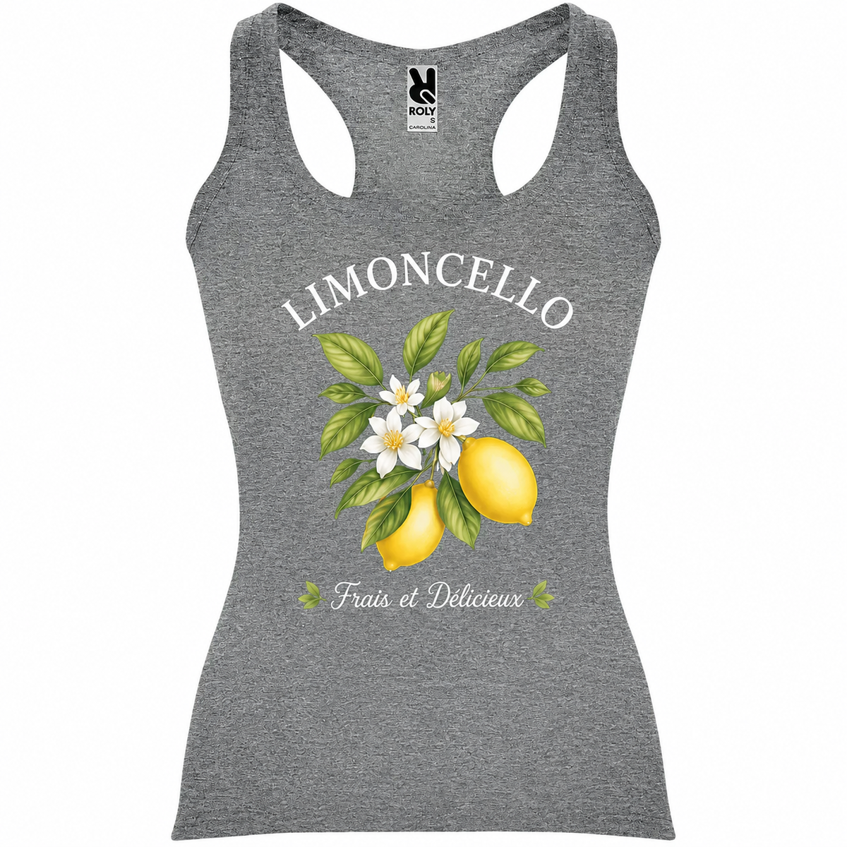 Débardeur Limoncello, débardeur femme imprimé en France — vue complémentaire 7