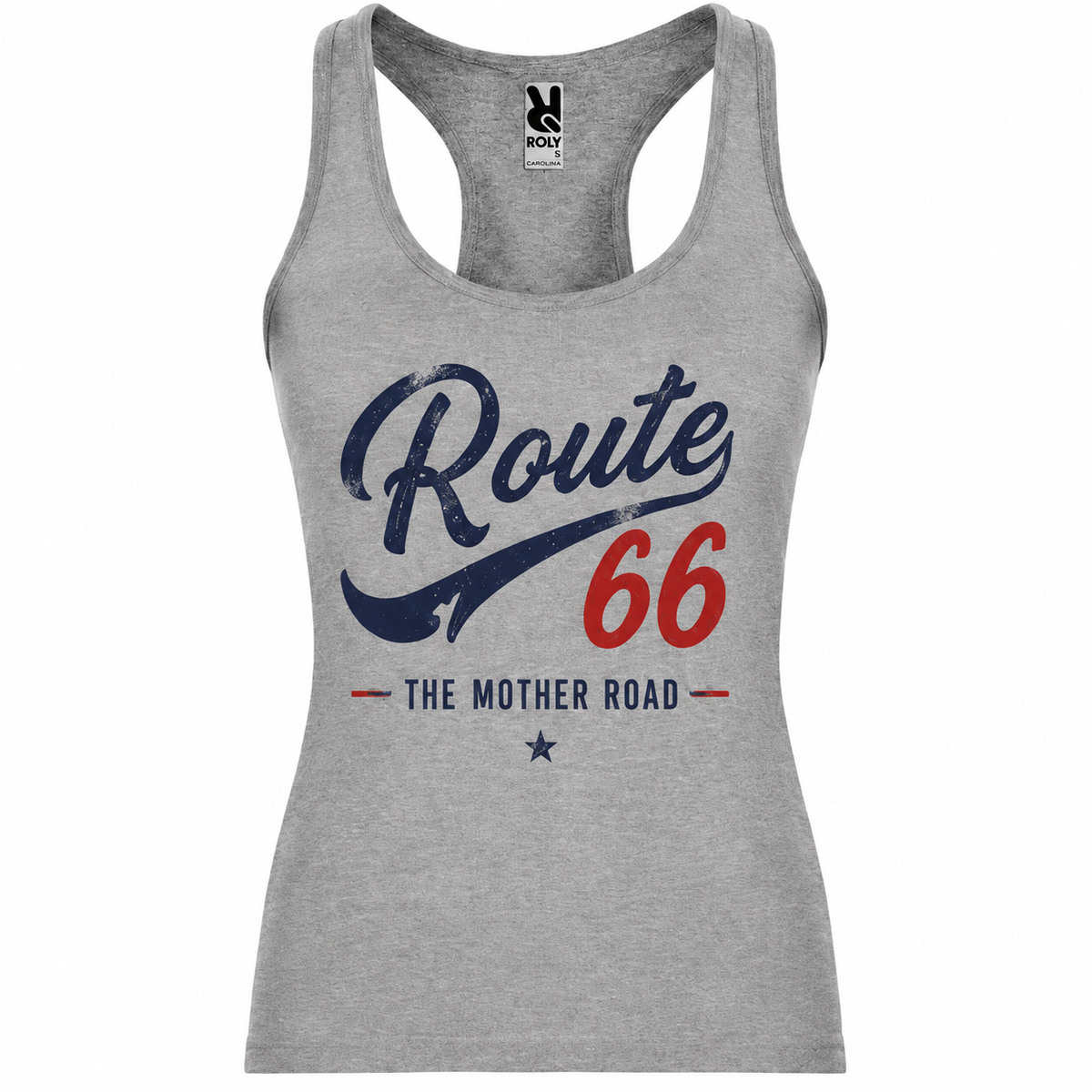 Débardeur Route 66 The Mother Road, débardeur femme imprimé en France — vue complémentaire 8