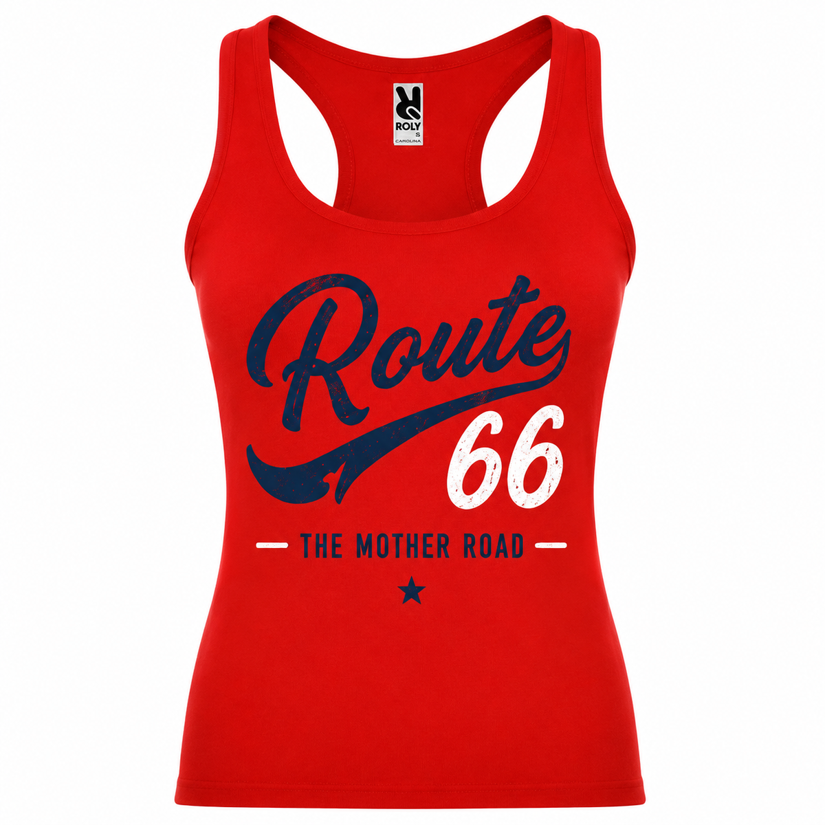 Débardeur Route 66 The Mother Road, débardeur femme imprimé en France — vue complémentaire 10