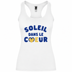 Débardeur Soleil dans le Cœur, débardeur femme imprimé en France — autre vue