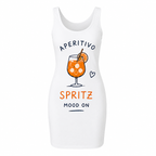 Robe débardeur femme Aperitivo Spritz : détail du verre de spritz et du lettrage