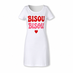 Robe Bisou Bisou, robe t-shirt femme imprimée en France — autre vue
