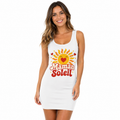 Robe Maman Soleil, robe t-shirt femme imprimée en France