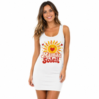 Robe Maman Soleil, robe t-shirt femme imprimée en France