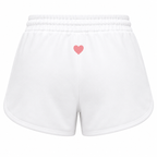 Short femme Smile : vue de côté du short jogging rétro recyclé