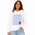 Sweat à Capuche La vie est belle toujours, sweat à capuche femme imprimé en France