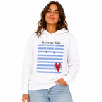 Sweat à Capuche La vie est belle toujours, sweat à capuche femme imprimé en France
