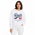 Sweat à Capuche Route 66, sweat à capuche femme imprimé en France — vue complémentaire 3
