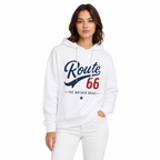 Sweat à Capuche Route 66, sweat à capuche femme imprimé en France — vue complémentaire 3
