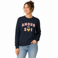 Sweat Amour de Soi, sweat femme imprimé en France