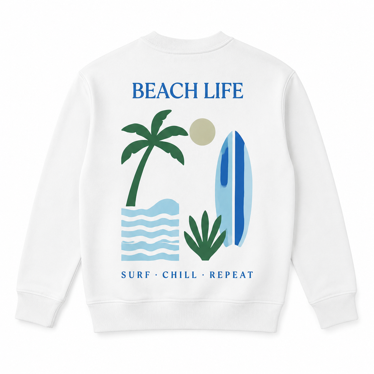 Sweat Enfant Beach Life, sweat enfant imprimé en France — vue complémentaire 3