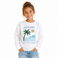 Sweat Enfant Good Vibes Sea You Soon, sweat enfant imprimé en France