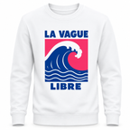 Sweat Enfant La Vague Libre, sweat enfant imprimé en France — autre vue