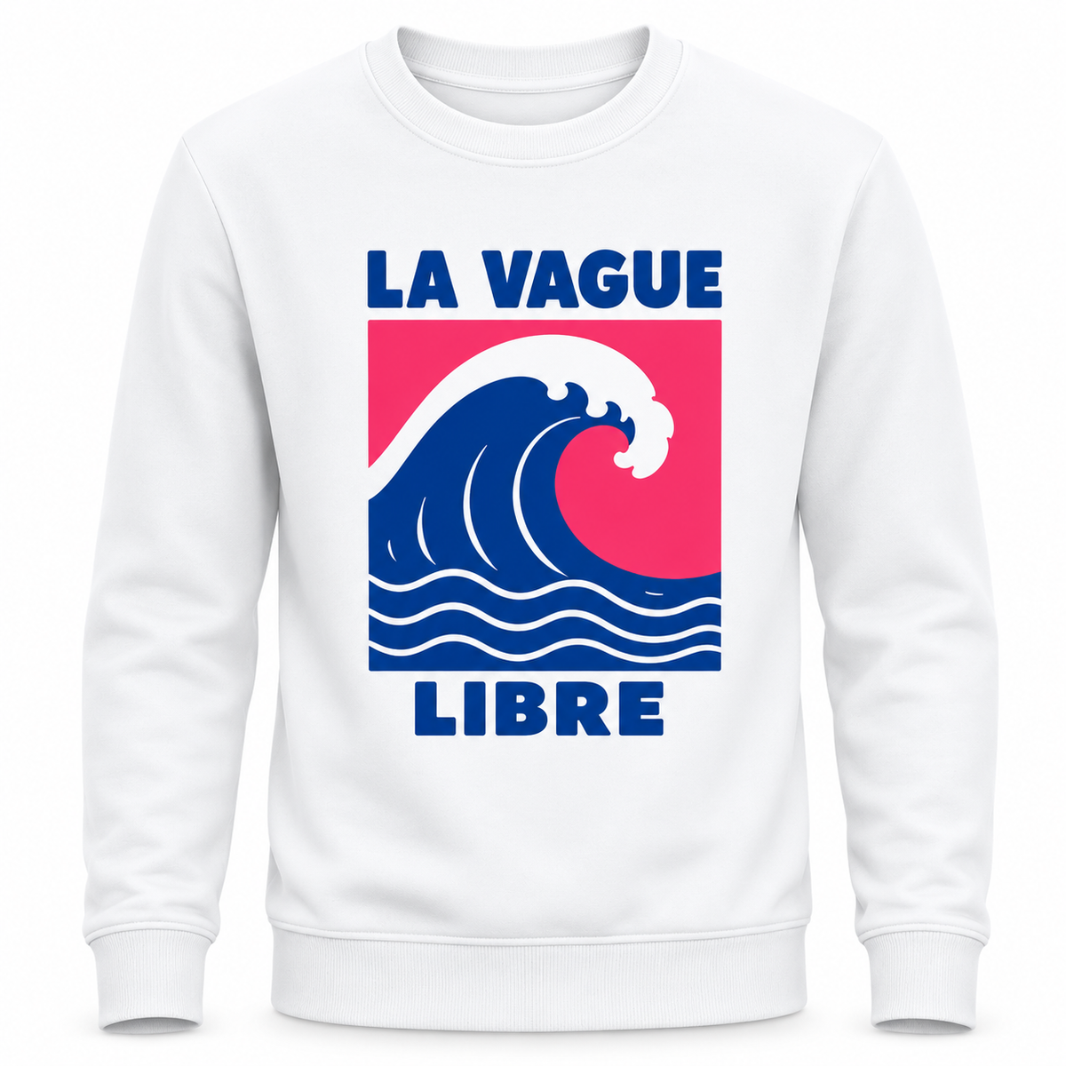 Sweat Enfant La Vague Libre, sweat enfant imprimé en France — autre vue
