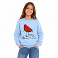 Sweat Enfant Pastèque Surfeuse, sweat enfant imprimé en France