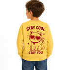 Sweat Enfant Stay Cool Stay You, sweat enfant imprimé en France