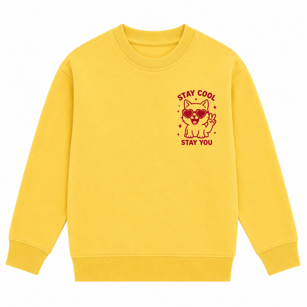 Sweat Enfant Stay Cool Stay You, sweat enfant imprimé en France — vue complémentaire 4