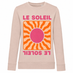 Sweat Le Soleil, sweat femme imprimé en France — autre vue