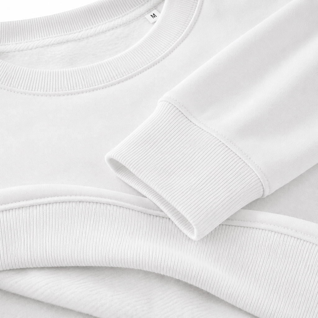 Sweat Let's Bloom : vue portée du sweat