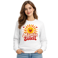 Sweat Maman Soleil : soleil et slogan Maman Soleil