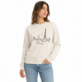 Sweat Paris, sweat femme imprimé en France