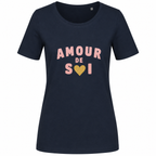 T-shirt Amour de Soi, t-shirt femme imprimé en France — autre vue