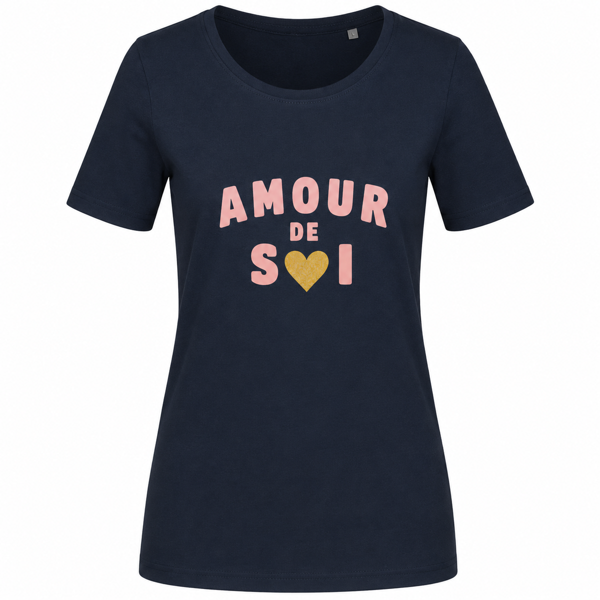 T-shirt Amour de Soi, t-shirt femme imprimé en France — autre vue