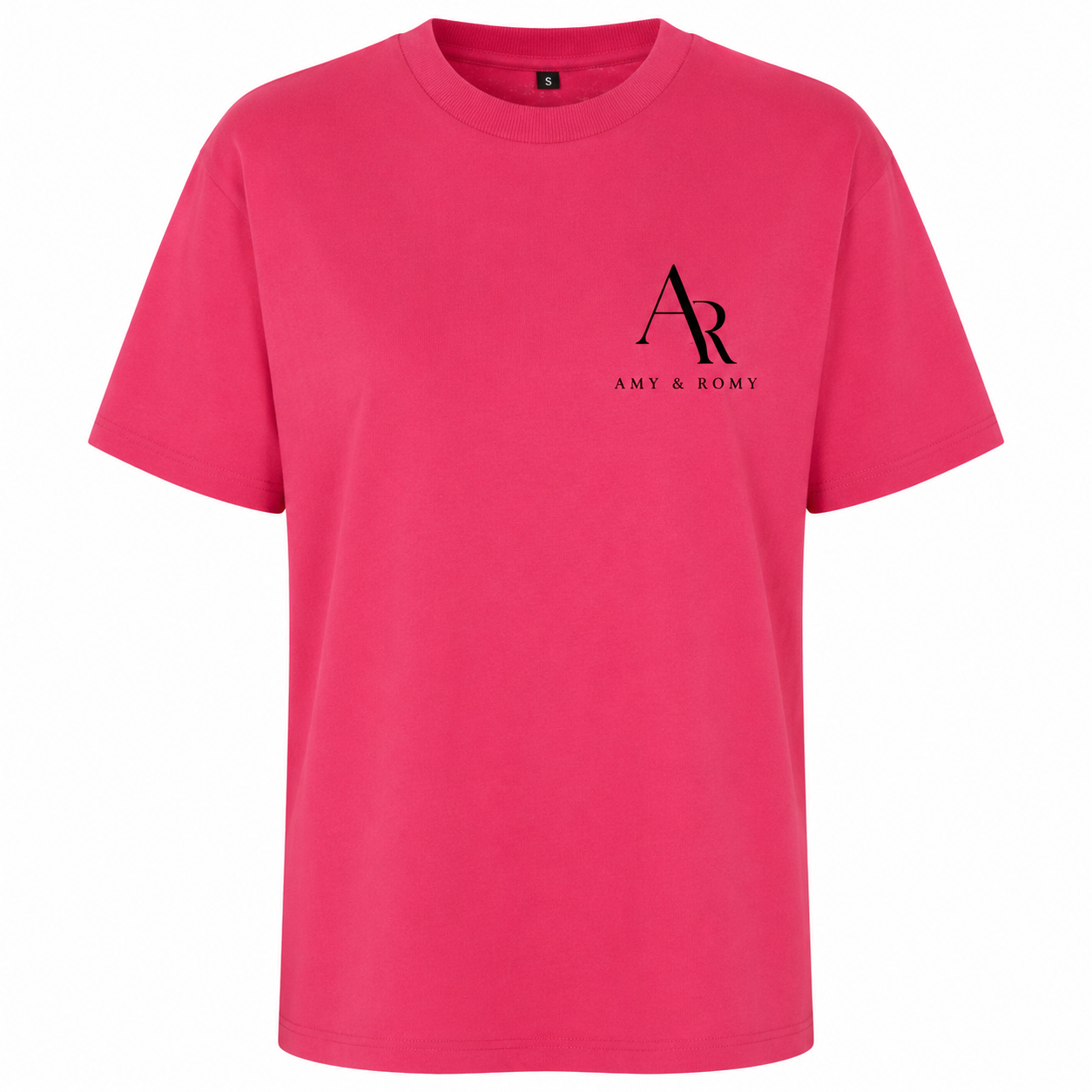 T-shirt Amour Joie Soleil et Moi : détail du slogan et du soleil