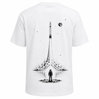 T-shirt Astronaute : vue portée du t-shirt astronaute