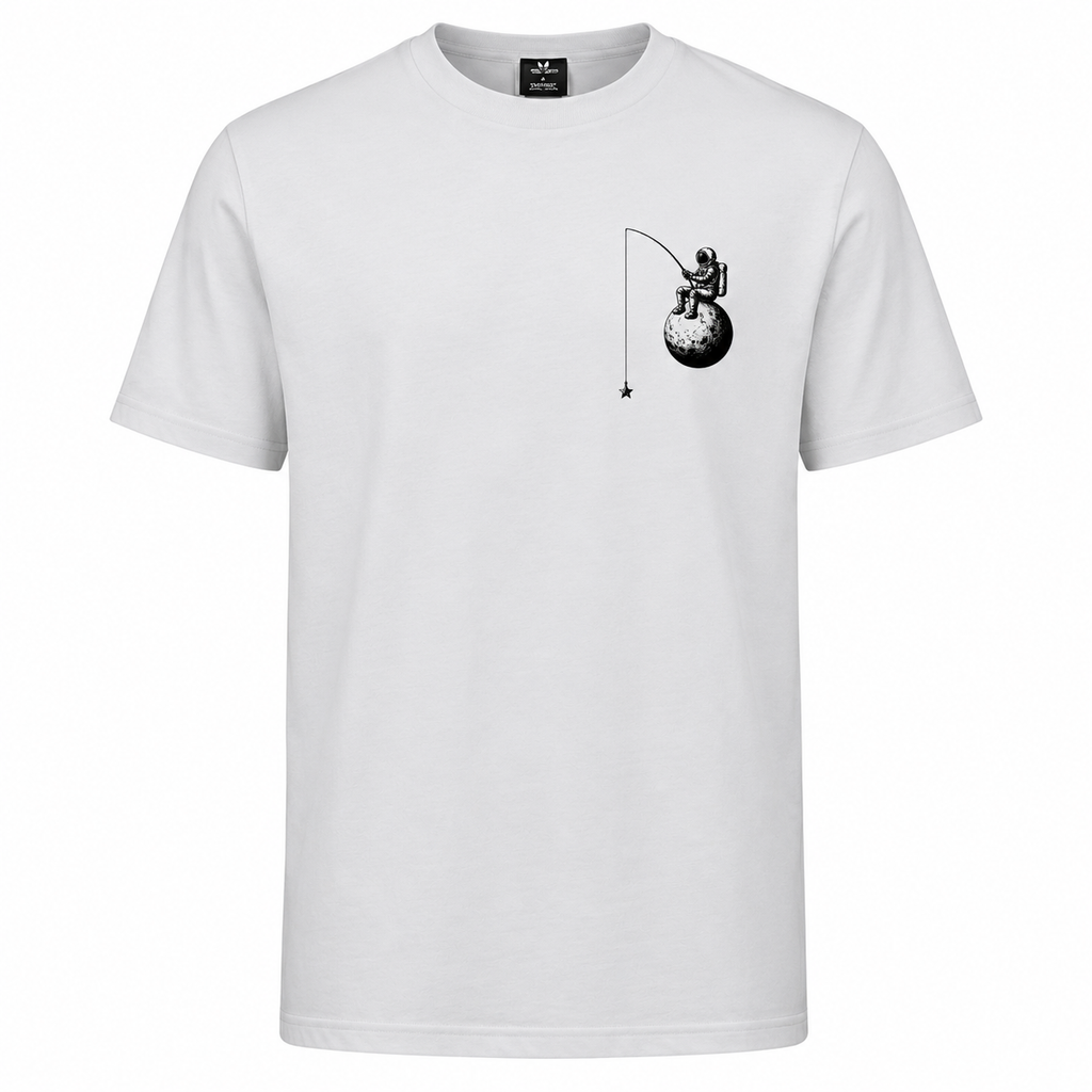 T-shirt Astronaute : visuel astronaute, design Décrocher la Lune