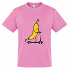 T-shirt Banane à Trottinette, t-shirt femme imprimé en France — vue complémentaire 3