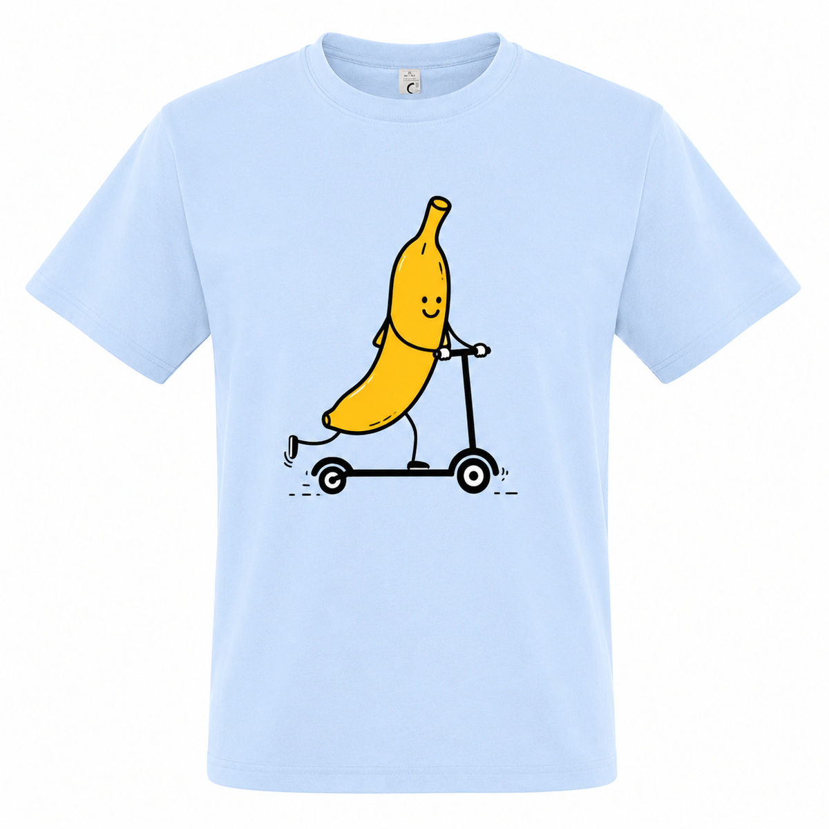 T-shirt Banane à Trottinette, t-shirt femme imprimé en France — vue complémentaire 4