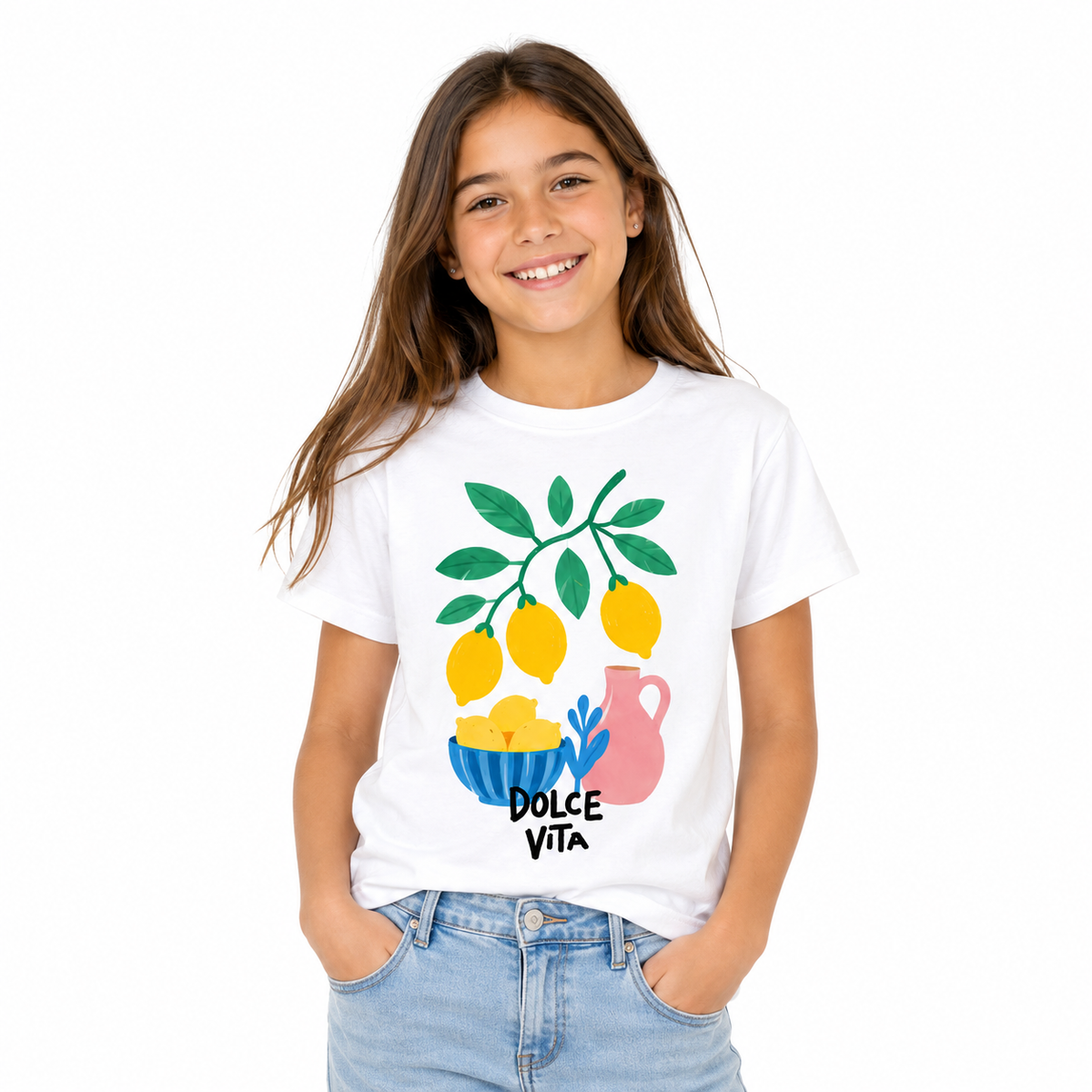 T-shirt Dolce Vita Citrons, t-shirt femme imprimé en France