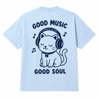 T-shirt Good Music Good Soul, t-shirt femme imprimé en France — vue complémentaire 3
